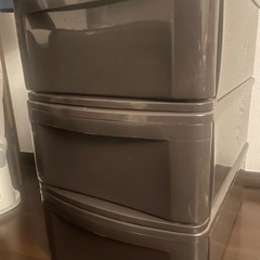 衣装ケース　3個セット　中古傷あり