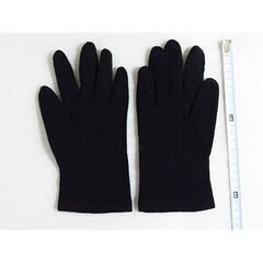 ■黒色手袋・ぐるぐるの画像
