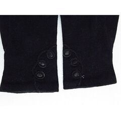 ■黒色手袋・ぐるぐるの画像