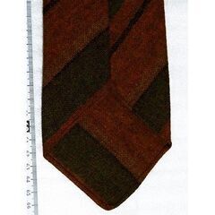 ■茶色系ウールネクタイ（英国製）の画像