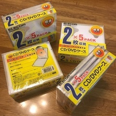 【未開封】ELECOM CD/DVD２枚収納標準サイズ２０個セットの画像