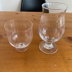 ビールグラス、ワイングラス