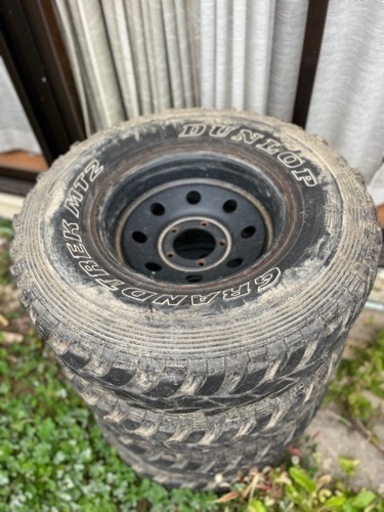 <終了>値下げ　16インチ　6j -40 ダンロップ　MT2 255/85r16 ジムニー