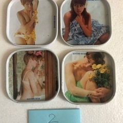コースター　サントリービール　非売品　ノベルティ　昭和　当時物　の画像