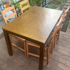 ***ダイニングテーブル・椅子セット②***運びます(有料)