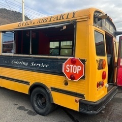 ★超希少車★アメリカンスクールバス　キッチンカー　左ハンドル　超希少車の画像