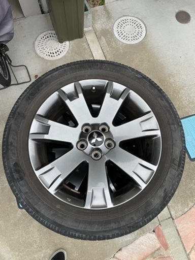 デリカD5 シャモニー 純正18インチホイール 4本セット 225/55R/18