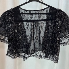 パーティードレス用　カーディガン　ボレロ　Mの画像