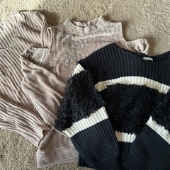 ニット トップス セット