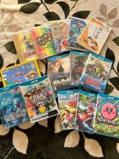 WiiU＋WiiFit＋ソフト(ゼルダの伝説等)