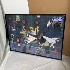 ジグソーパズル完成品糊付け額入り
