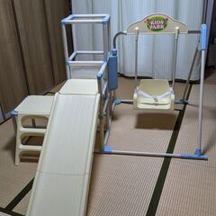 ロングスロープキッズパーク（子供用ジャングルジム・滑り台・ブランコ）の画像