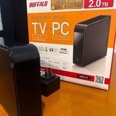値下げ🌈外付けハードディスク バッファロー社 2.0TB