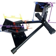 ProTOOLs (プロツールス) お手軽フロントホイールスタンド ブラックシリーズ バイクホイールクランプ の画像