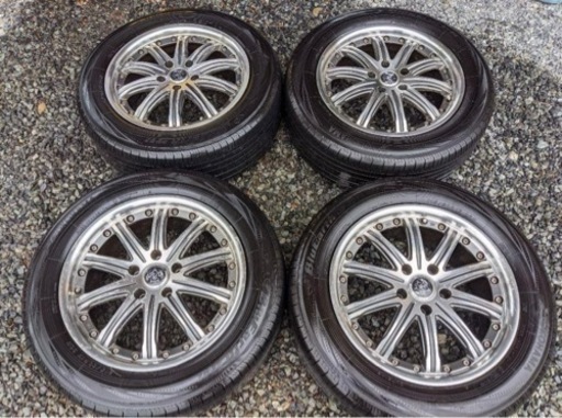 215/60R17　ENKEI製アルミホイールBLUEARTH RV-02 4本