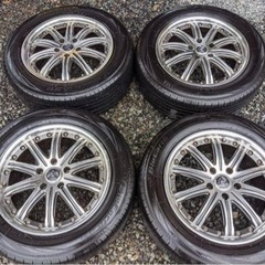 215/60R17　ENKEI製アルミホイールBLUEARTH ...