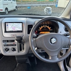 H24年　ワゴンR FX 人気の黒　走行74000 車検残り　ストラーダナビ、TVの画像