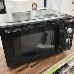 #L-48【ご来店頂ける方限定】アイリスオーヤマのフラット電子レ...