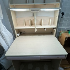コイズミ製　学習机（スタンダードスタイル）　子供用　ライトピンク...