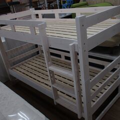 R658 キッズ二段ベッド、子供用2段ベッド、幅93cm Used・美品