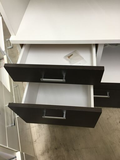 サンウッディ キッチンボード ブラウン おしゃれ レンジボード MOISS  キッチンボード システムキッチンボード 食器棚 対応 幅