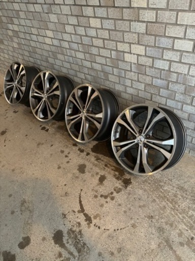 G-CORPORATION LEADING EDGE W205/18インチ7.5J/ET48/4本セット！アルミホイール