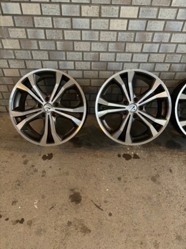 G-CORPORATION LEADING EDGE W205/18インチ7.5J/ET48/4本セット！アルミホイール