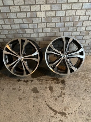 G-CORPORATION LEADING EDGE W205/18インチ7.5J/ET48/4本セット！アルミホイール