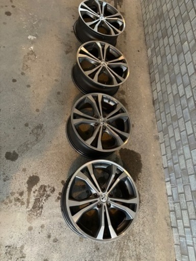G-CORPORATION LEADING EDGE W205/18インチ7.5J/ET48/4本セット！アルミホイール