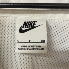 NIKE  ナイキ ナイロンジャケット 白×黒 ホワイト×ブラック　メンズ 古着  S  ③の画像