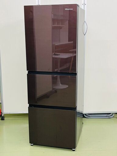 Hisense 3ドア冷凍冷蔵庫 282Ｌ 2020年製 HR-G2801BR ハイセンス