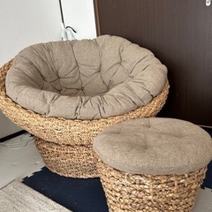 パパさんチェアandスツールの画像