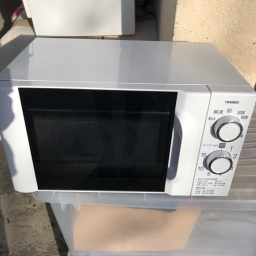 TWINBIRD dr-d419型　電子レンジ　白　2021年製