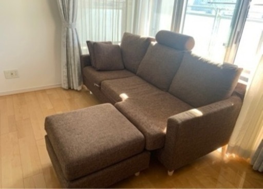 3人掛け＋オットマン★ソファ★