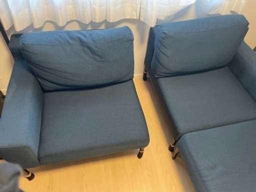 2人掛けソファ(オットマン付き)