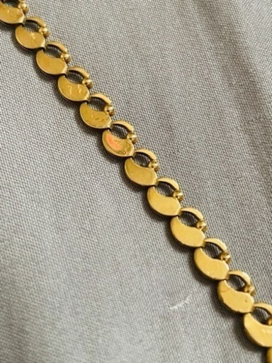 希少 アンティーク K18ネックレス