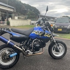 カワサキ　KSR110 エンジン好調　純正マフラーありの画像
