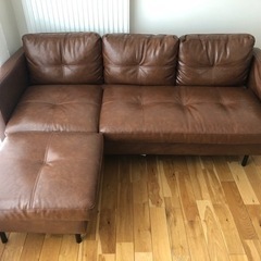 【取引済み】3人がけ　カウチソファ