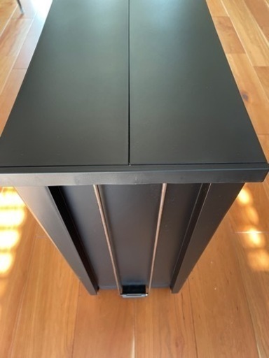 KEYUCAダストボックス LL ブラック ゴミ箱 45L × 2個セット 【バラ売可】