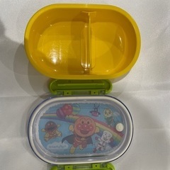 【未使用品、美品】アンパンマン弁当箱など　名前記入無しの画像
