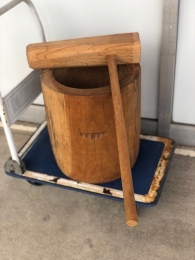 正月　餅つき　杵　臼　セット