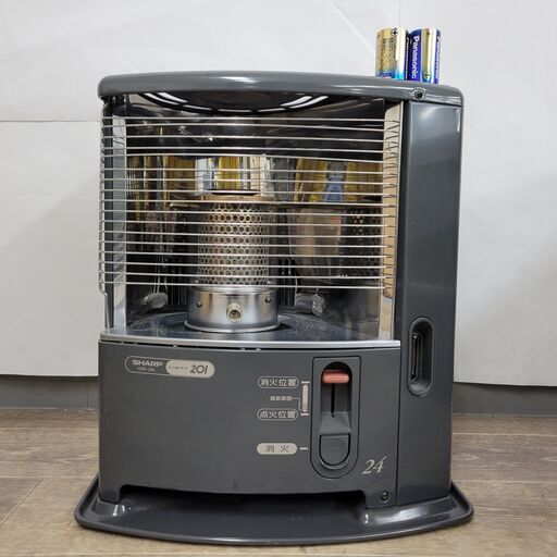 SHARP/シャープ 石油ストーブ HSR-24L 2000年製 6～9畳タイプ 着火確認済 菊NS