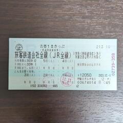 青春18きっぷ 2回分 2024.1.10まで