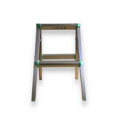 23Y467 ジ アルインコ アルミ製踏台 脚立 CHA-60 2段 天板高さ57cm 中古の画像