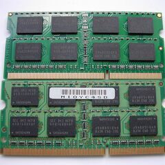 ⭕ノートパソコンメモリー pc3-8500ｓ　 4GB + 2GBの画像