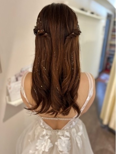 ウェディングドレス　前撮り　美晴ドレス