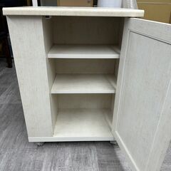 ニトリ　キッチンワゴン　リズバレーLZV-7050W キャスター付き　キッチンカウンター　収納　の画像