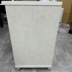 ニトリ　キッチンワゴン　リズバレーLZV-7050W キャスター付き　キッチンカウンター　収納　の画像
