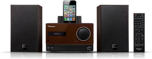 パイオニア CDミニコンポーネントシステム iPod/iPhone/iPad対応 ブラウン X-CM31-T