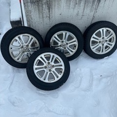 n-box 純正アルミホイール付き スタッドレスタイヤ 2020年製 ブリジストン ブリザック VRX 155/65R14